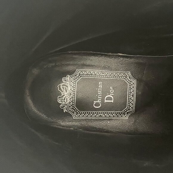Dior Black Leather Ankle Boots Size US 8/ EU 38 - Picture 5 of 5